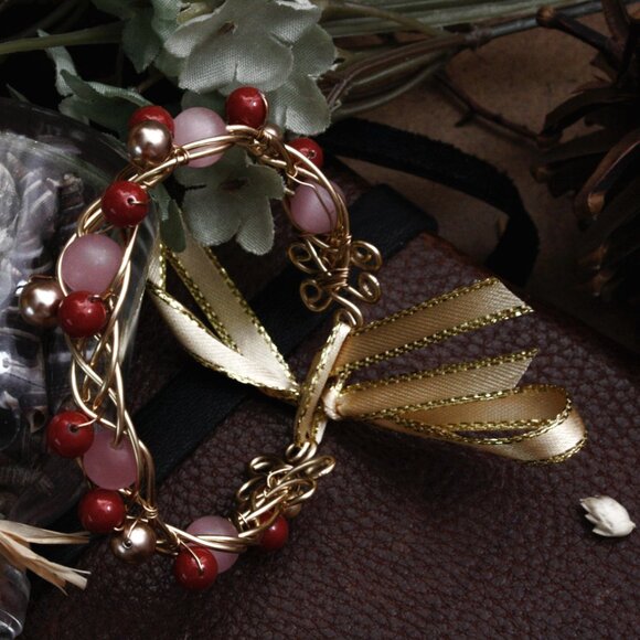 Brass Celtic Cuff Bracelet - Picture 6 of 8